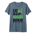 Eat Sleep Soccer Repeat Soccer Sports T-Shirt - Minimalist Print Men Women