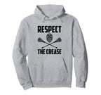 Respect Crease Lacrosse Goalie Hoodie - Casual Everyday Wear for Adults