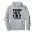 My Grandson Is Keeper Soccer Goalkeeper Hoodie - Custom Art Print Unisex