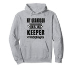My Grandson Is Keeper Soccer Goalkeeper Hoodie - Custom Art Print Unisex