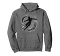 Powerful Soccer Kick And Teen Fans Hoodie - Fun Novelty Design for Adults