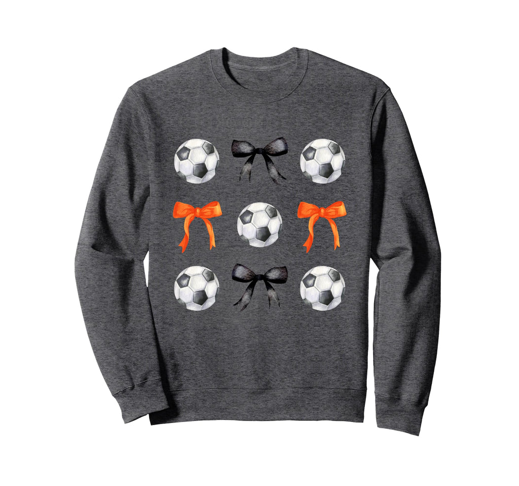 Basketballs Bows Soccer Player Sweatshirt - Custom Art Print Men Women