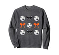 Basketballs Bows Soccer Player Sweatshirt - Custom Art Print Men Women