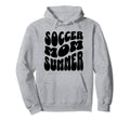 Soccer Mom Summer Groovy Mothers Day Hoodie - Aesthetic Graphic Unisex