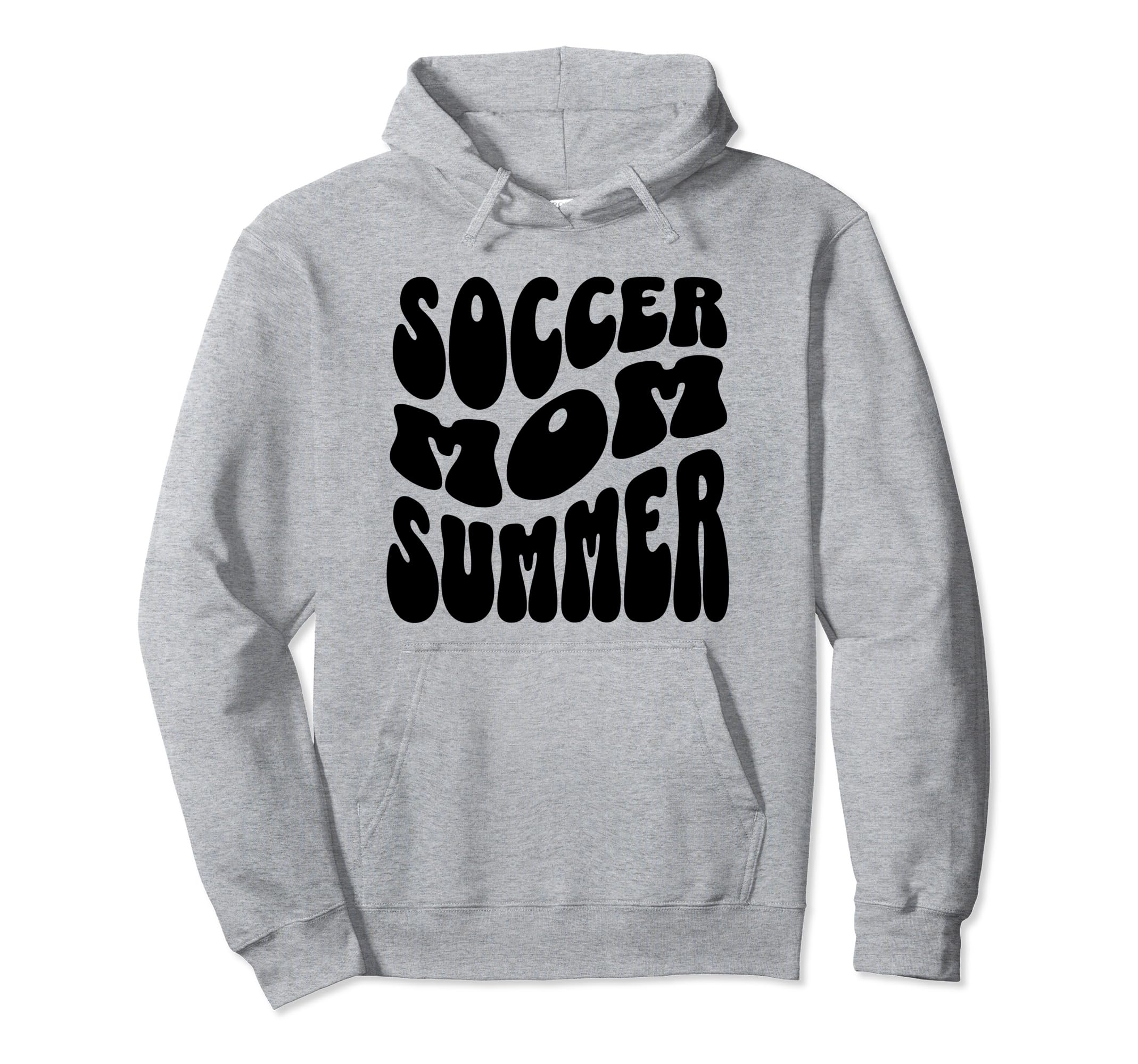 Soccer Mom Summer Groovy Mothers Day Hoodie - Aesthetic Graphic Unisex