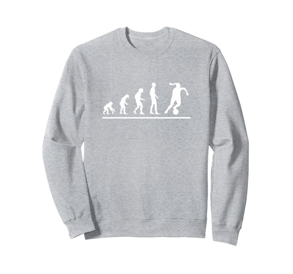 Soccer Player Evolution Funny Sweatshirt - Custom Art Print Men Women