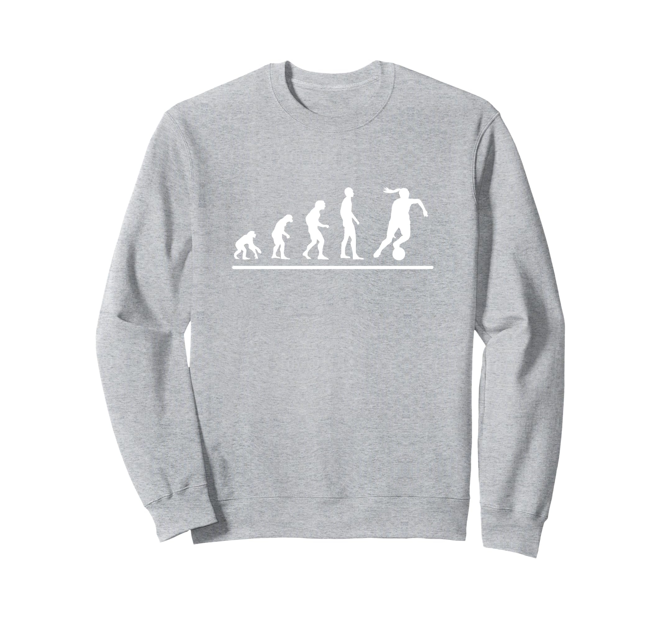 Soccer Player Evolution Funny Sweatshirt - Custom Art Print Men Women