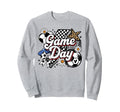 Soccer Game Day Leopard Funny Soccer Sweatshirt - Unique Graphic Unisex