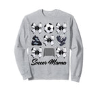 Soccer Mama Bow Soccer Mom Sweatshirt - Casual Everyday Wear for Adults