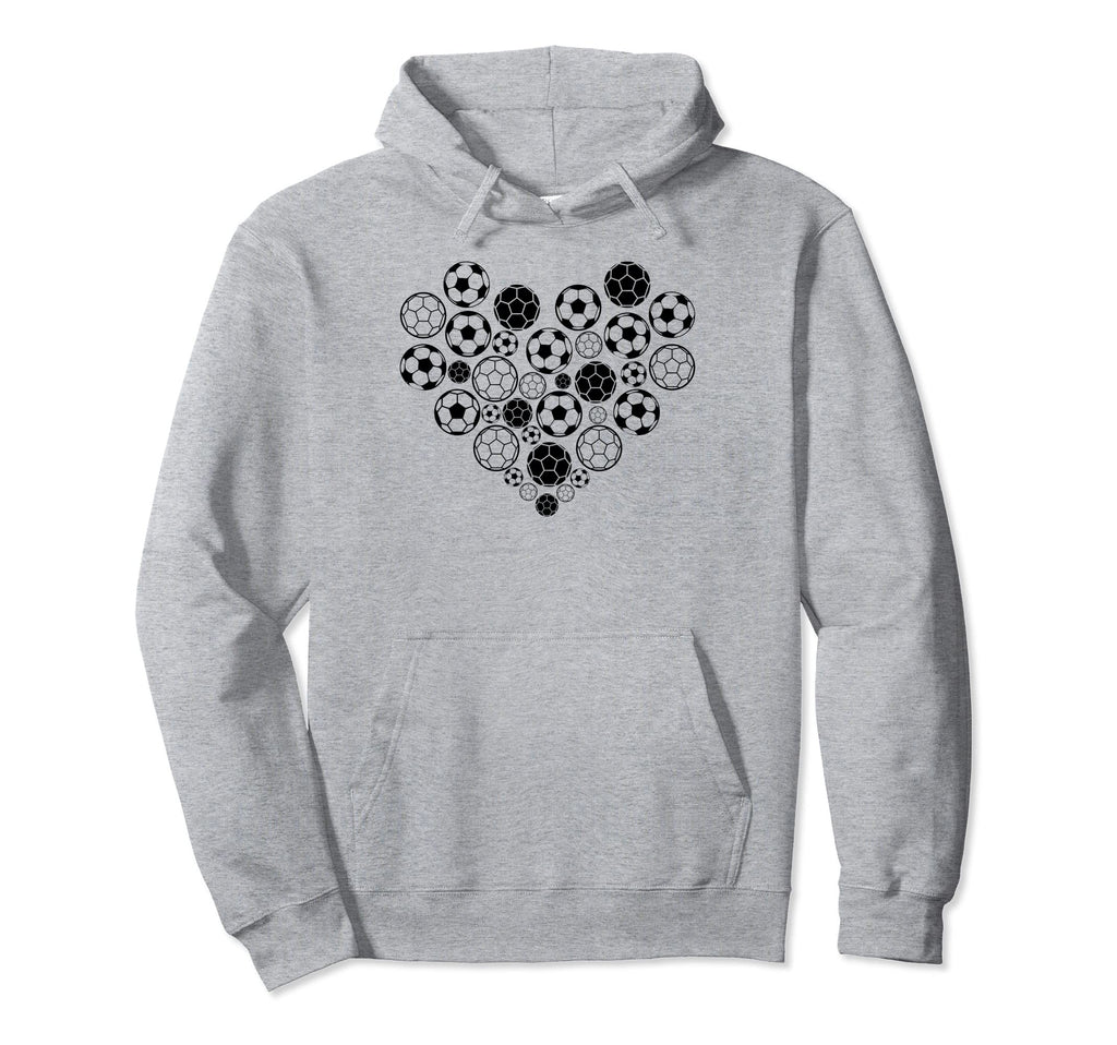 Soccer Heart Soccer Player Soccer Lover Hoodie - Novelty Apparel Unisex
