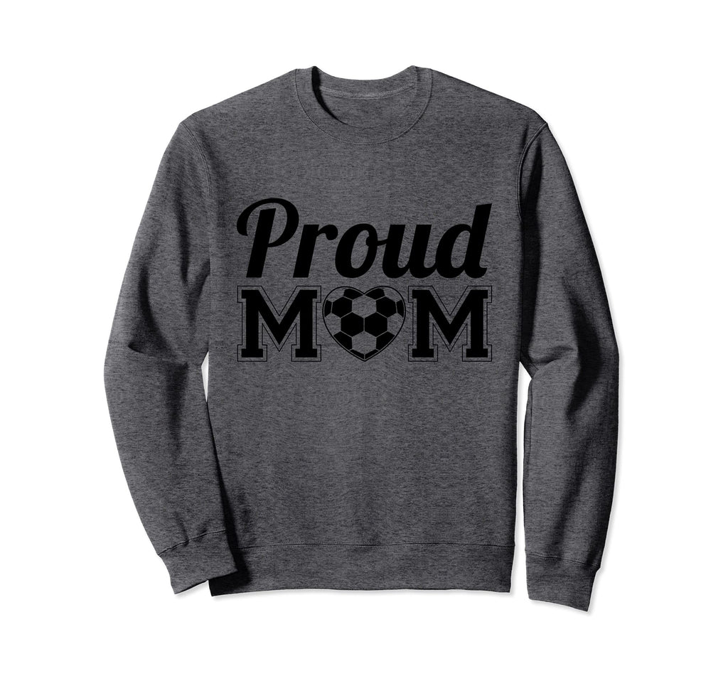 Proud Mom Soccer Player Sweatshirt - Graphic Print Unisex