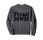 Proud Mom Soccer Player Sweatshirt - Graphic Print Unisex