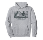 Trendy American Soccer Clun Hoodie - Minimalist Print for Adults