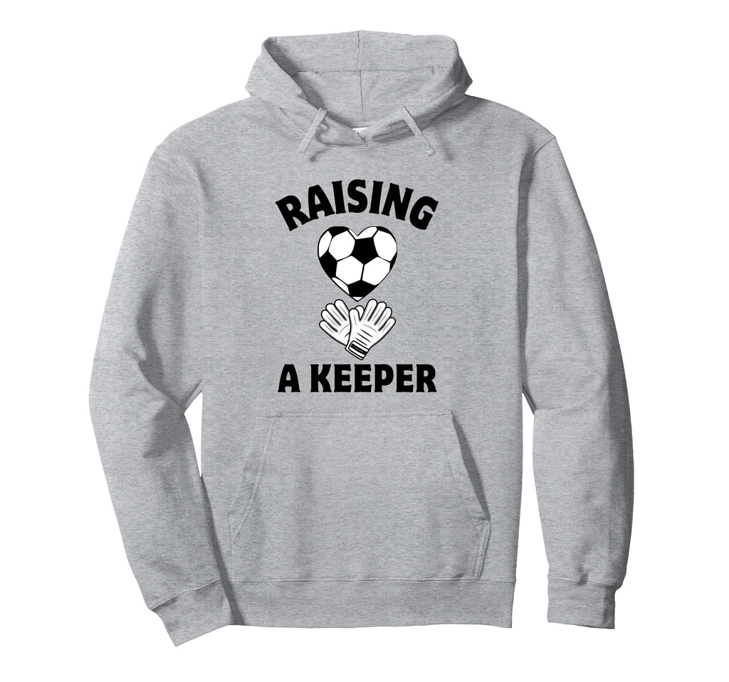 Raising Keeper Mom Soccer Goalkeeper Hoodie - Graphic Print Unisex