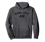 Steel City 412 Fans And Locals Hoodie - Streetwear Style for Adults