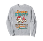 Soccer Auntie Game Day Soccer Sweatshirt - Aesthetic Graphic Men Women