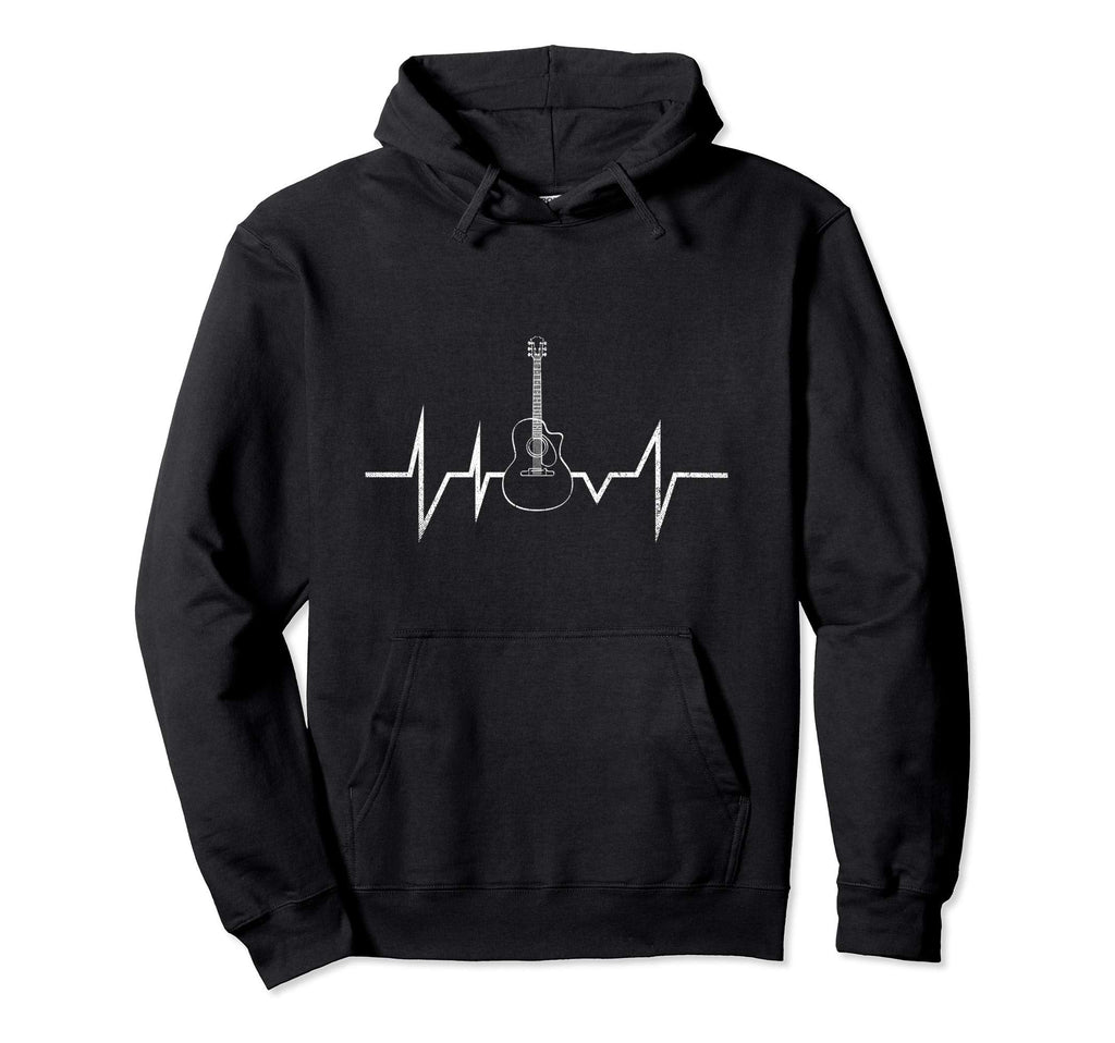 Heartbeat Guitar Hoodie - Casual Everyday Wear Unisex