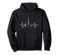 Heartbeat Guitar Hoodie - Casual Everyday Wear Unisex