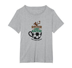 Soccer Mom Soccer And Coffee Kick Sweatshirt - Minimalist Print Men Women