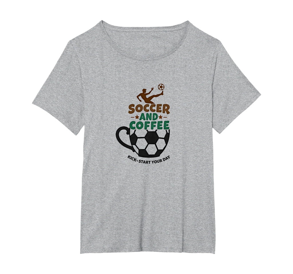 Soccer Mom Soccer And Coffee Kick Sweatshirt - Unique Graphic for Adults
