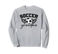 Soccer Grandma Leopard Hearts Sweatshirt - Minimalist Print for Adults