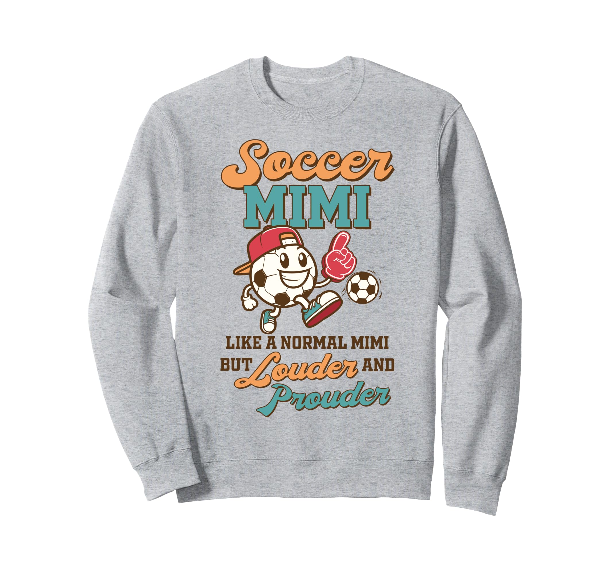 Soccer Grandma Game Day Sweatshirt - Casual Everyday Wear for Adults