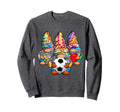 Peace Love Soccer Tie Dye Football Sweatshirt - Streetwear Style Men Women