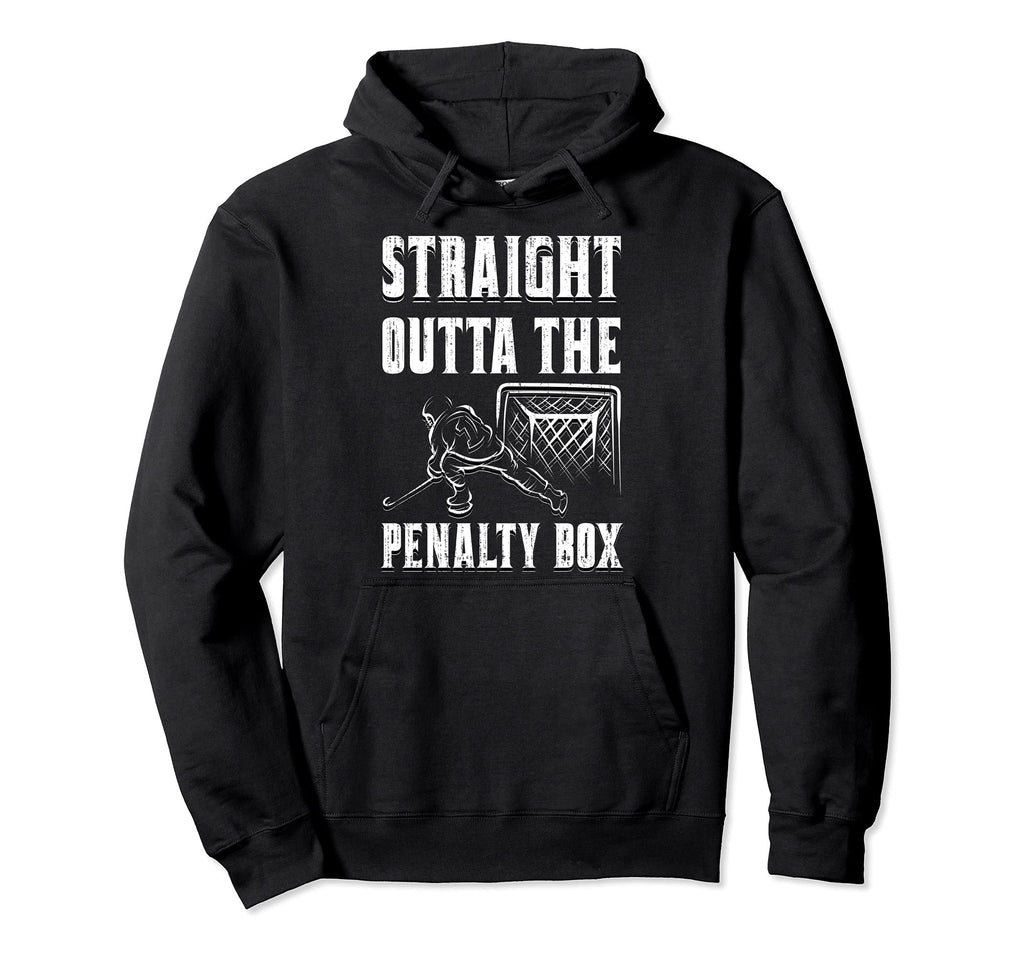 Funny Hockey Penalty Box Hockey Hoodie - Aesthetic Graphic Men Women