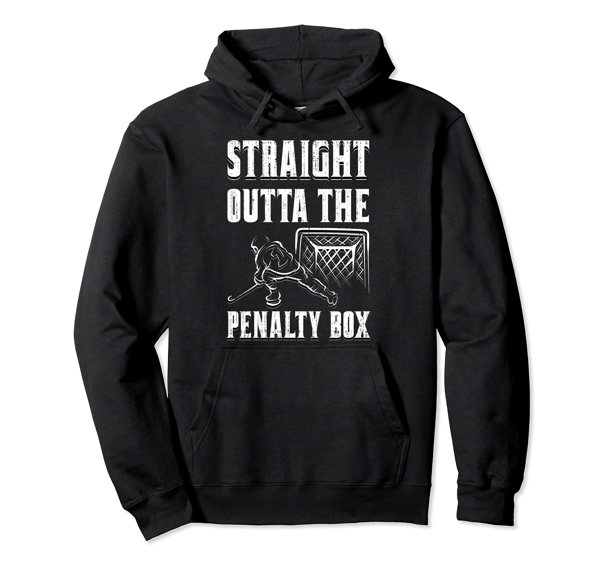 Funny Hockey Penalty Box Hockey Hoodie - Aesthetic Graphic Men Women