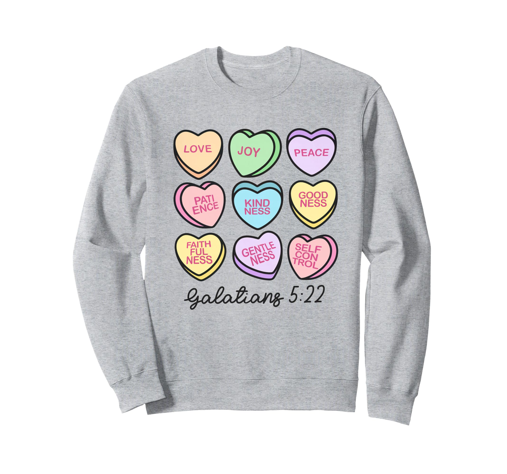 Christian Valentine Galatians Sweatshirt - Fun Novelty Design Unisex