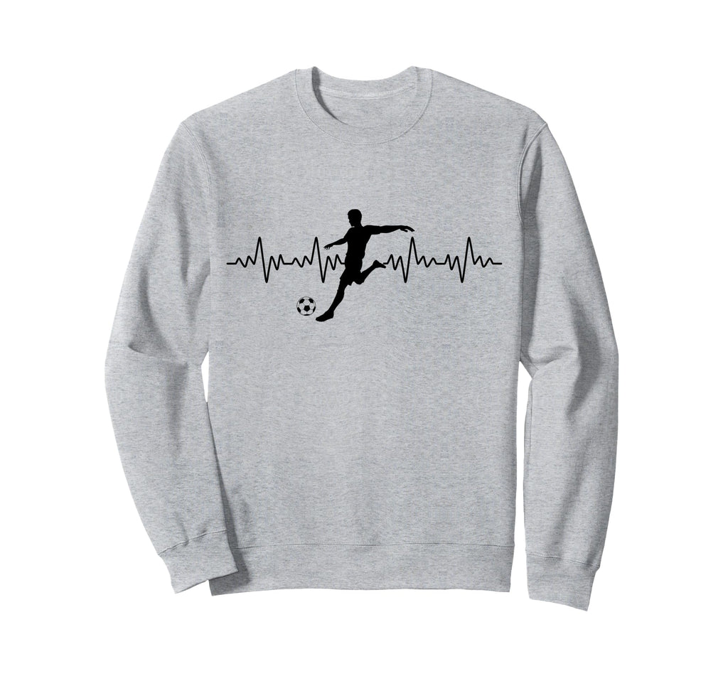 Football Heartbeat Soccer Lovers Sweatshirt - Streetwear Style Men Women