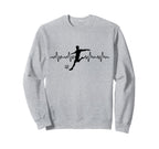 Football Heartbeat Soccer Lovers Sweatshirt - Streetwear Style Men Women