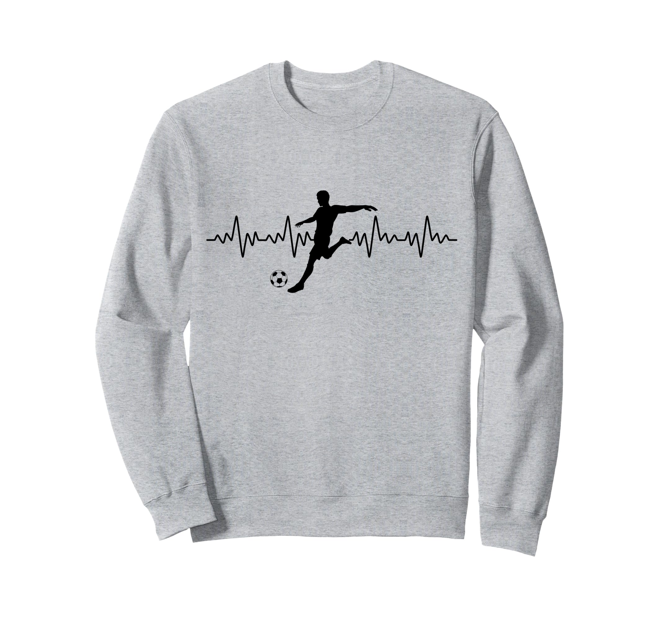 Football Heartbeat Soccer Lovers Sweatshirt - Streetwear Style Men Women