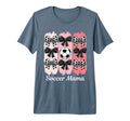 Soccer Mama Coquette Bow Soccer Mom Soccer T-Shirt - Graphic Print Unisex