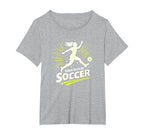 Born To Play Soccer Womens T-Shirt - Unique Graphic for Adults