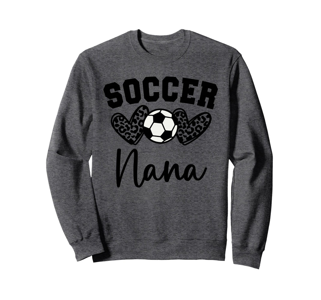 Soccer Nana Matching Family Soccer Sweatshirt - Trendy Graphic Unisex