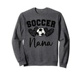 Soccer Nana Matching Family Soccer Sweatshirt - Trendy Graphic Unisex