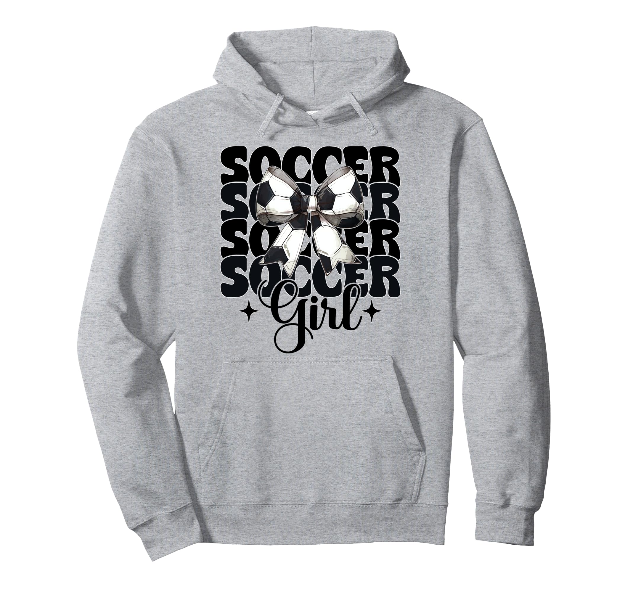 Womens Coquette Bow Ribbon Soccer Sweatshirt - Minimalist Print Unisex