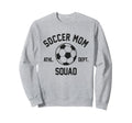 Soccer Mom Squad Gifts Sweatshirt - Trendy Graphic for Adults