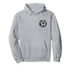 Soccer Player Ball Sports Hoodie - Minimalist Print Unisex