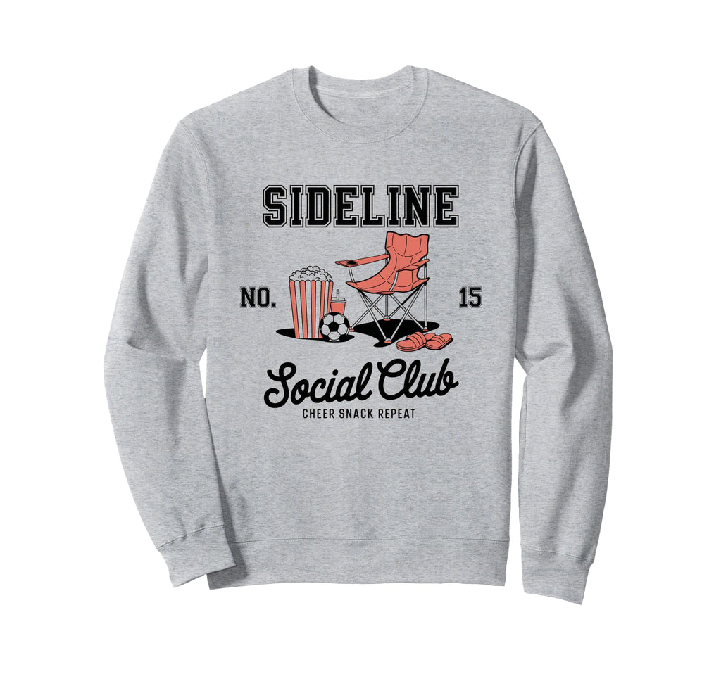 Sideline Social Club Soccer Mom Sweatshirt - Custom Art Print Men Women