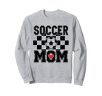 Groovy Soccer Mom Mother Soccer Mom Sweatshirt - Streetwear Style Unisex