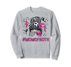 Mom Both Dancer And Soccer Player Sweatshirt - Custom Art Print for Adults