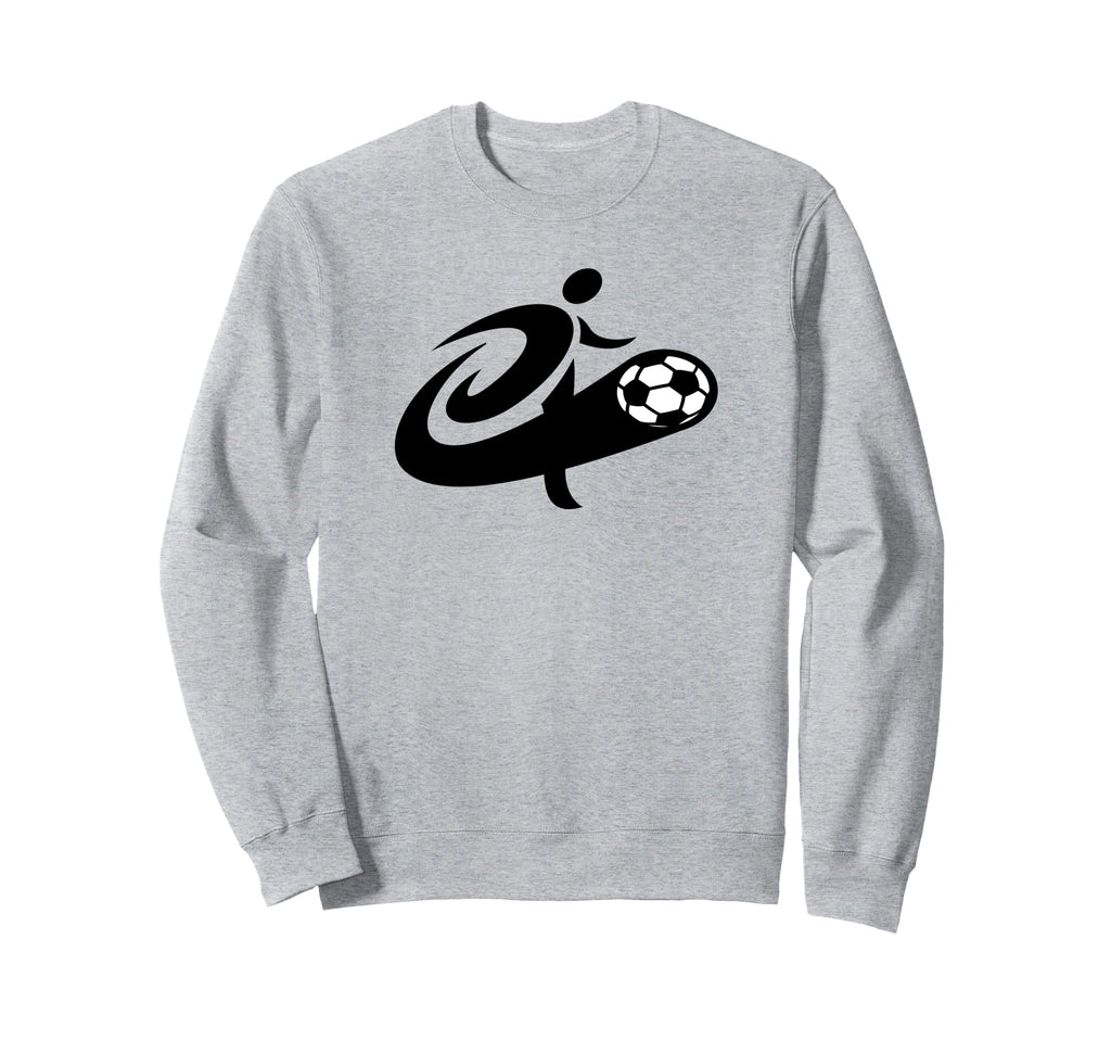 I Love Soccer I Heart Soccer Sweatshirt - Casual Everyday Wear for Adults