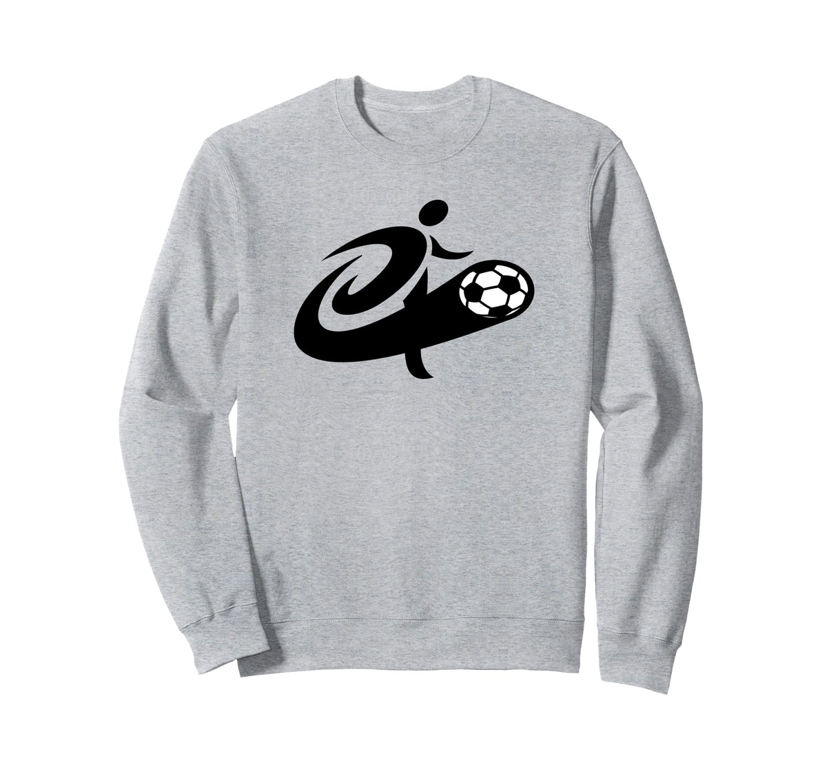 I Love Soccer I Heart Soccer Sweatshirt - Casual Everyday Wear for Adults