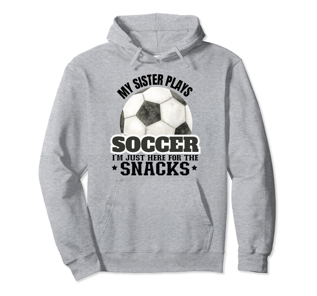 Soccer Siblings Soccer Player Sister Hoodie - Casual Everyday Wear Unisex