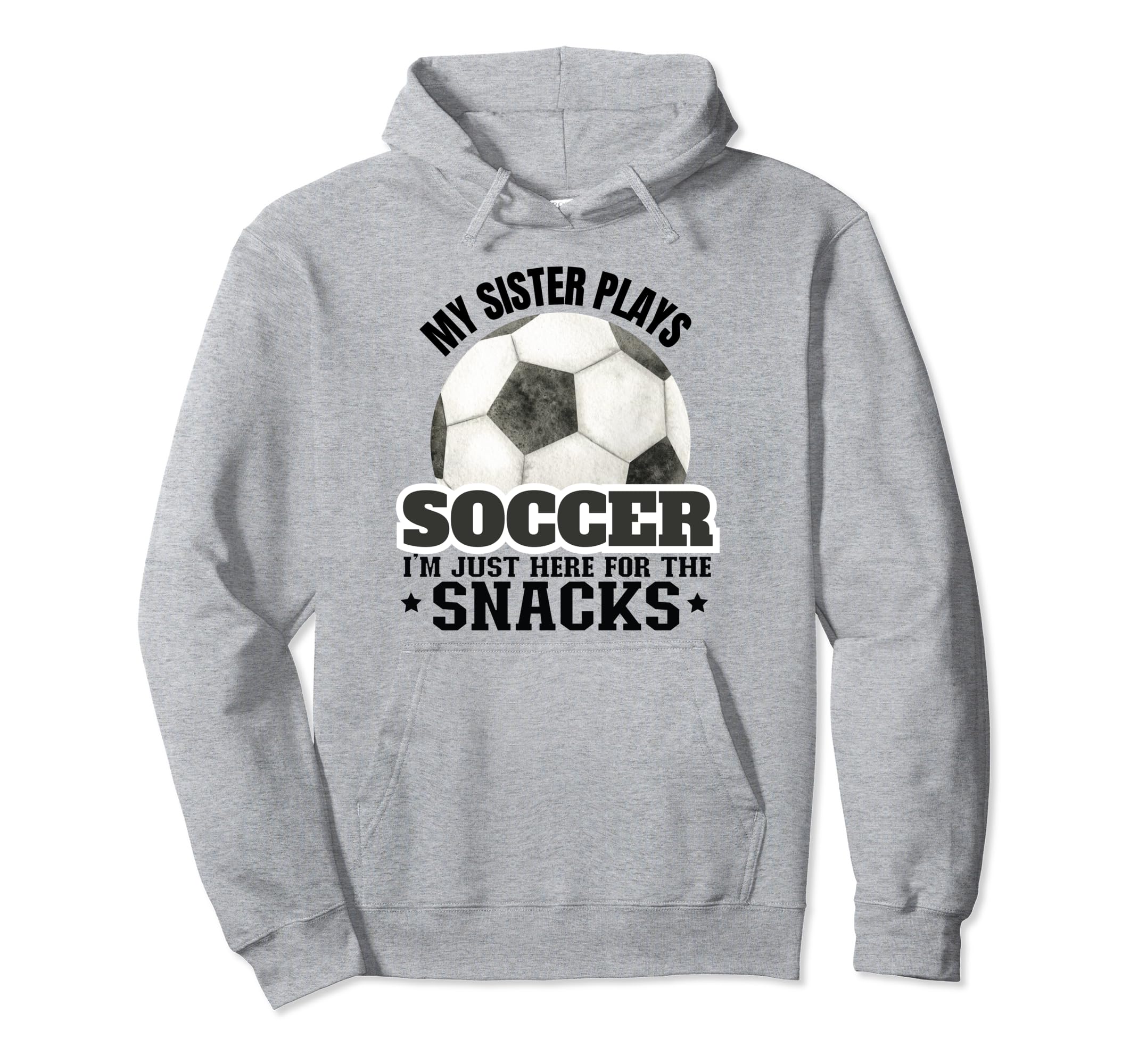 Soccer Siblings Soccer Player Sister Hoodie - Casual Everyday Wear Unisex