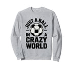 Soccer Player Soccer Sport Soccer Sweatshirt - Minimalist Print for Adults