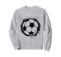 Soccer Player Ball Sports Sweatshirt - Streetwear Style for Adults