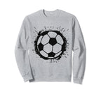 Soccer Player Ball Sports Sweatshirt - Streetwear Style for Adults